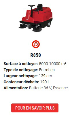 balayeuses r850