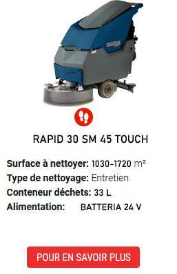 autolaveuses RAPID 30 SM 45 TOUCH