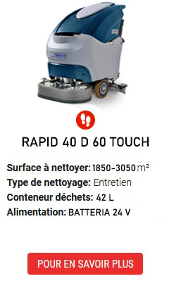 auto-laveuses RAPID 40 D 60 TOUCH