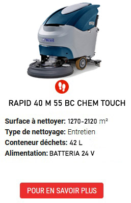 autolaveuses RAPID 40 M 55 BC CHEM TOUCH