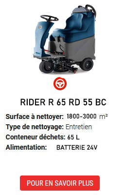 autolaveuses RIDER R 65 FD 65 BC