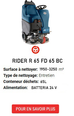 auto-laveuses RIDER R 65 FD 65 BC1