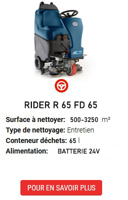 auto-laveuses RIDER R 65 FD 65