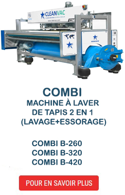 Combi Machine à laver de tapis 2 en 1 (lavage+essorage)