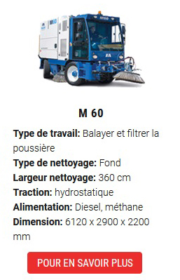 balayeuses de voirie M60